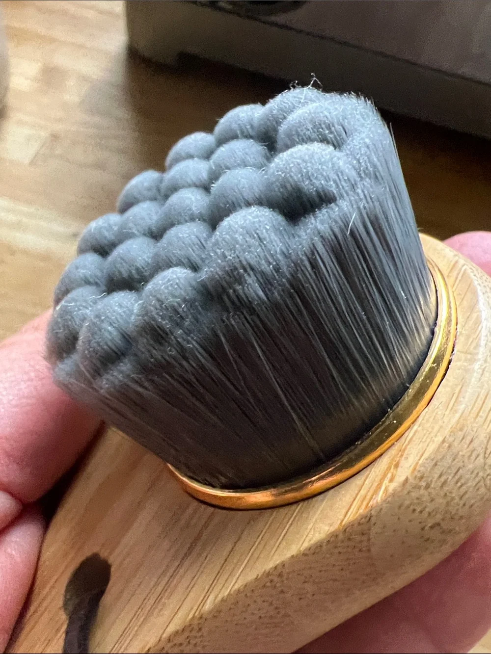 Free with Purchase! Bamboo Facial Cleansing Brush with Soft Gray Bristles
